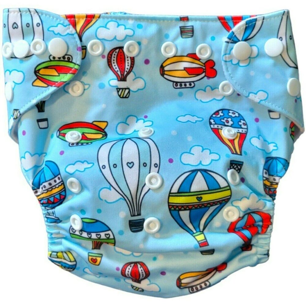 Hot Air Balloon Cloth Pocket diaper
